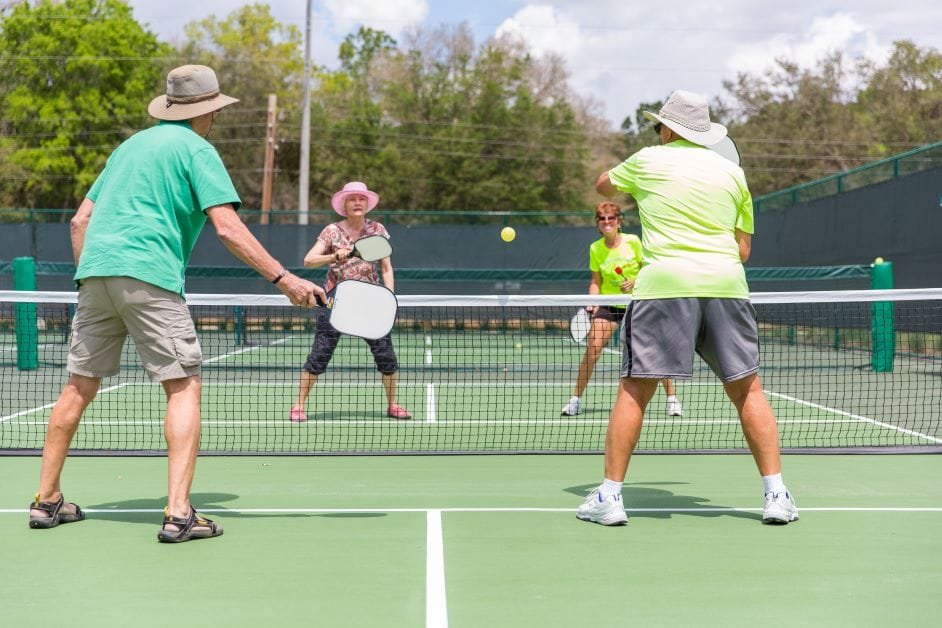 Pickleball Team players